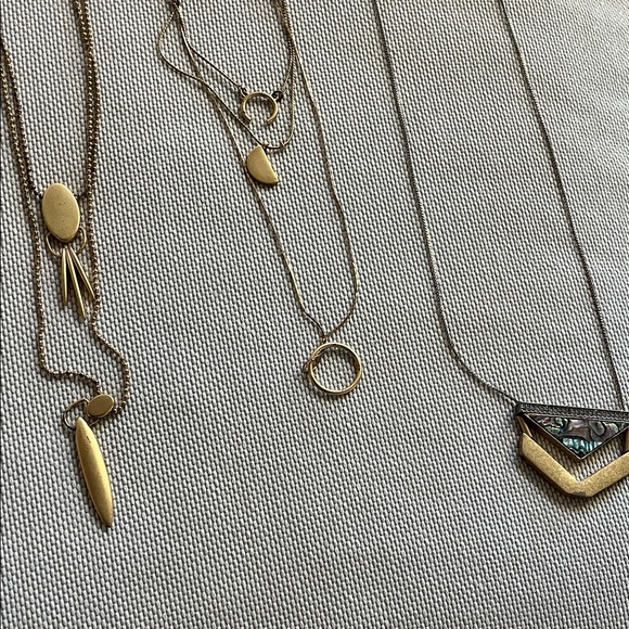 Set of 7 Statement Necklaces, Madewell and J. Crew. - Picture 5 of 10